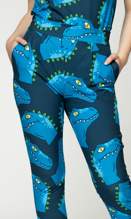 Scrub Pants Blue Rex Women