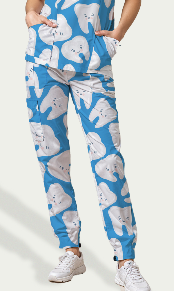 Scrub Pants Fresh Teeth Women
