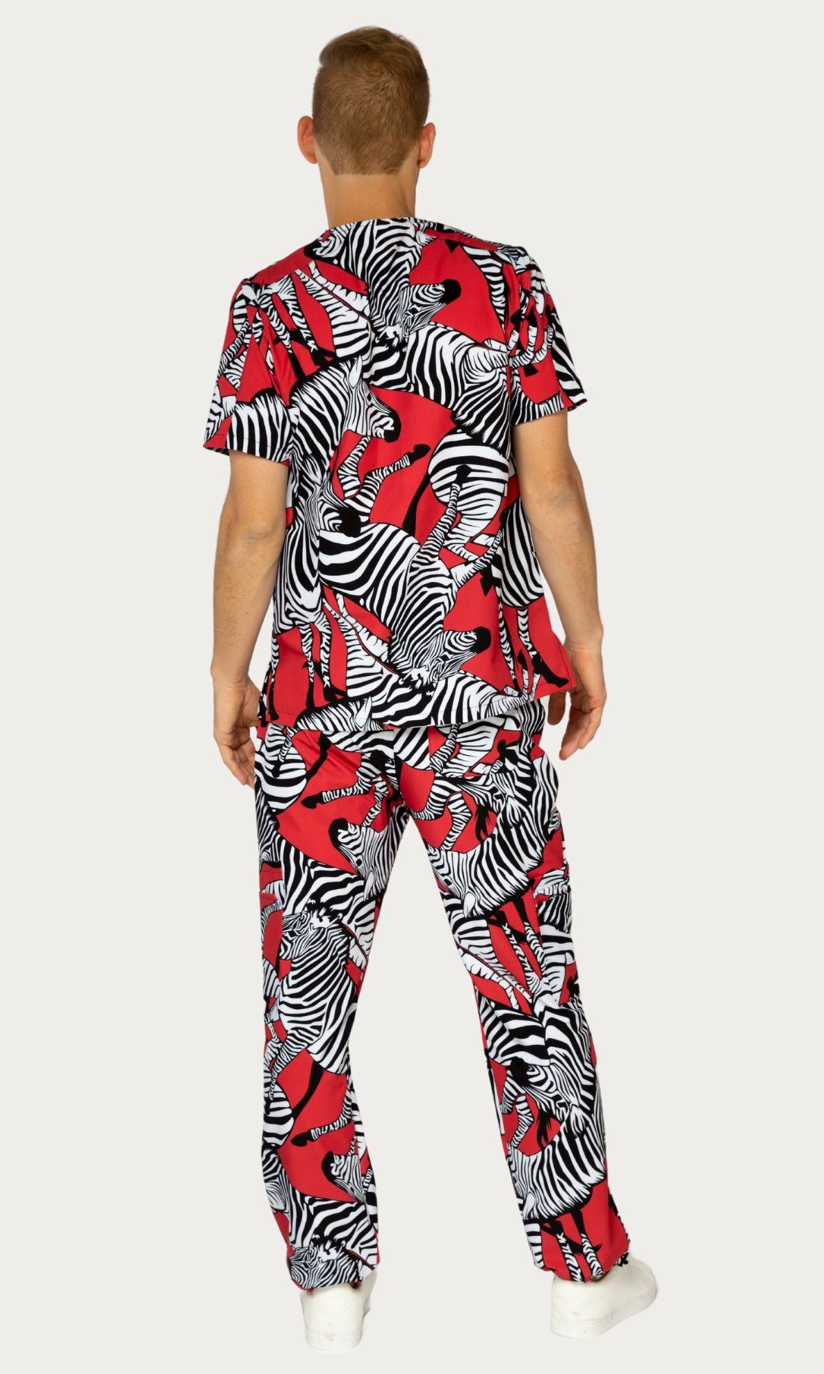 Scrub Pants Zebra Men