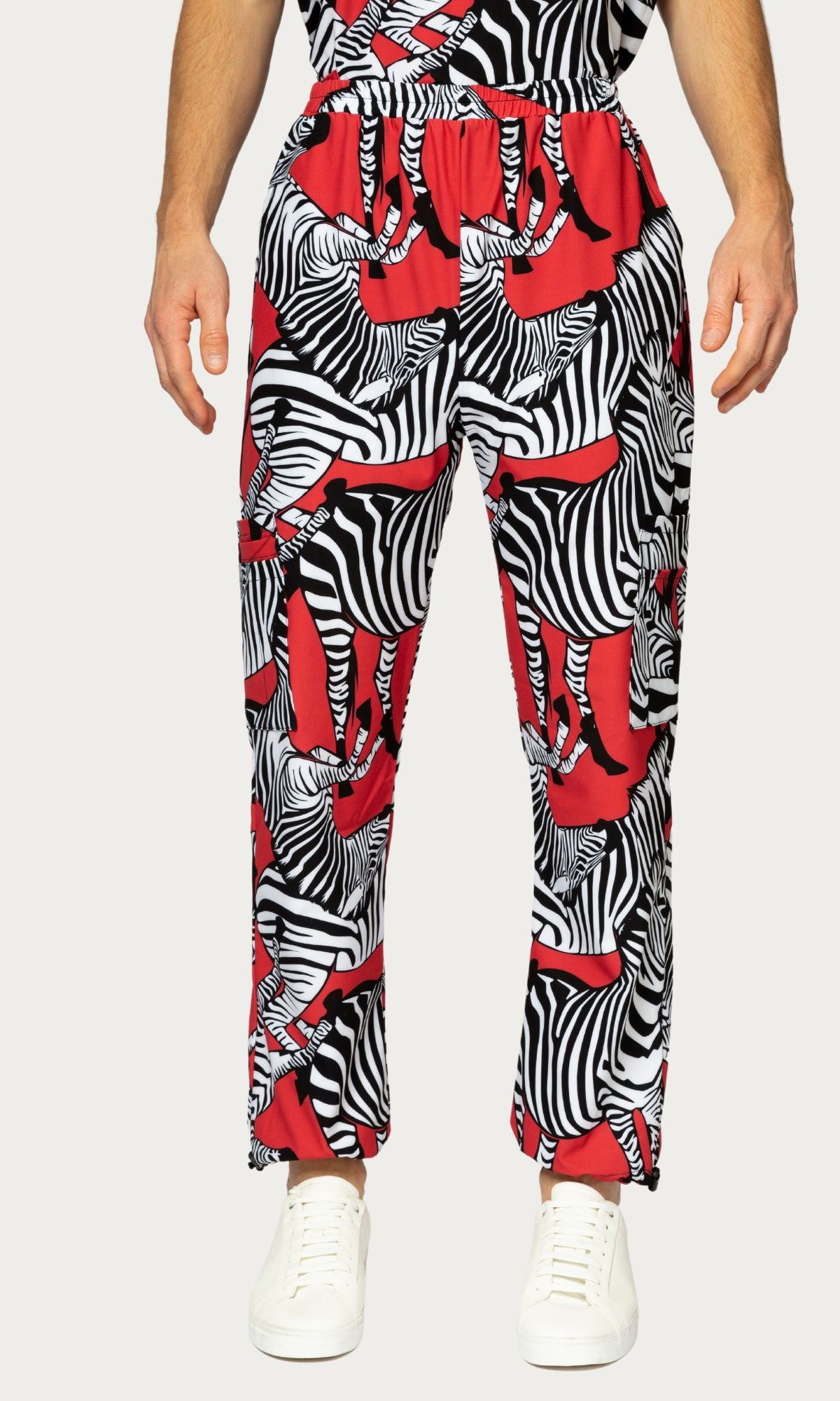 Scrub Pants Zebra Men