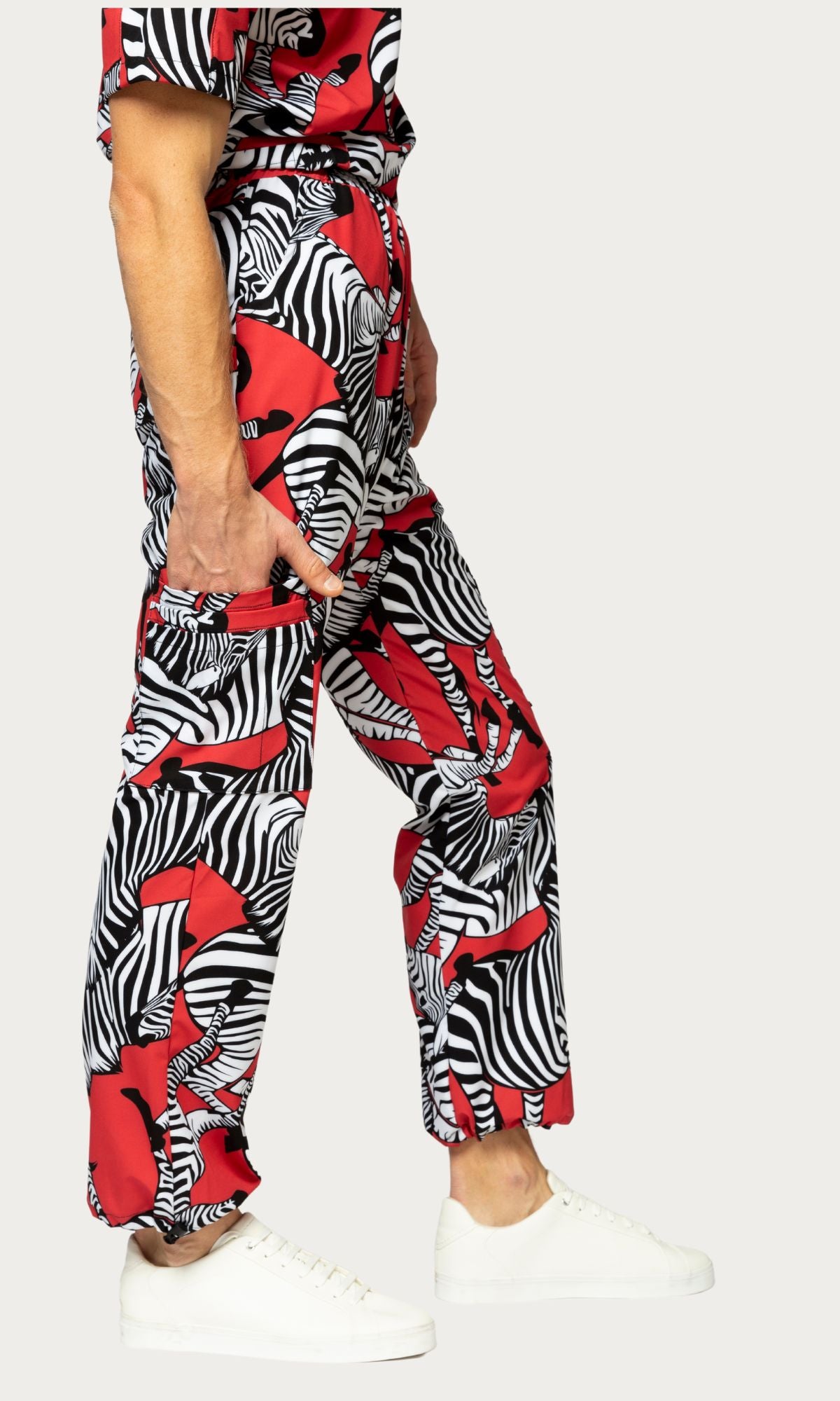 Scrub Pants Zebra Men