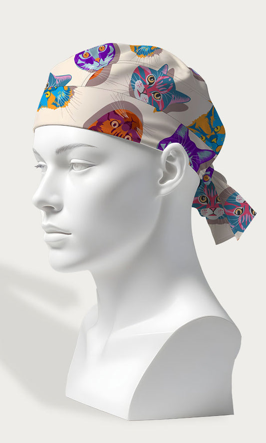 Bonnet de chirurgien Crazy Kats