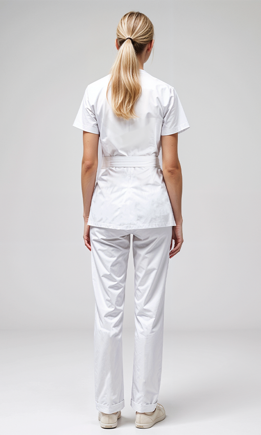 Women's Scrub "Sau Basics" for Nurses with Collar