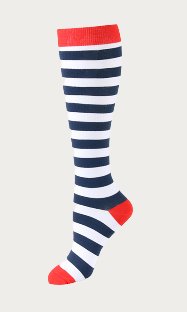 Navy Compression Socks