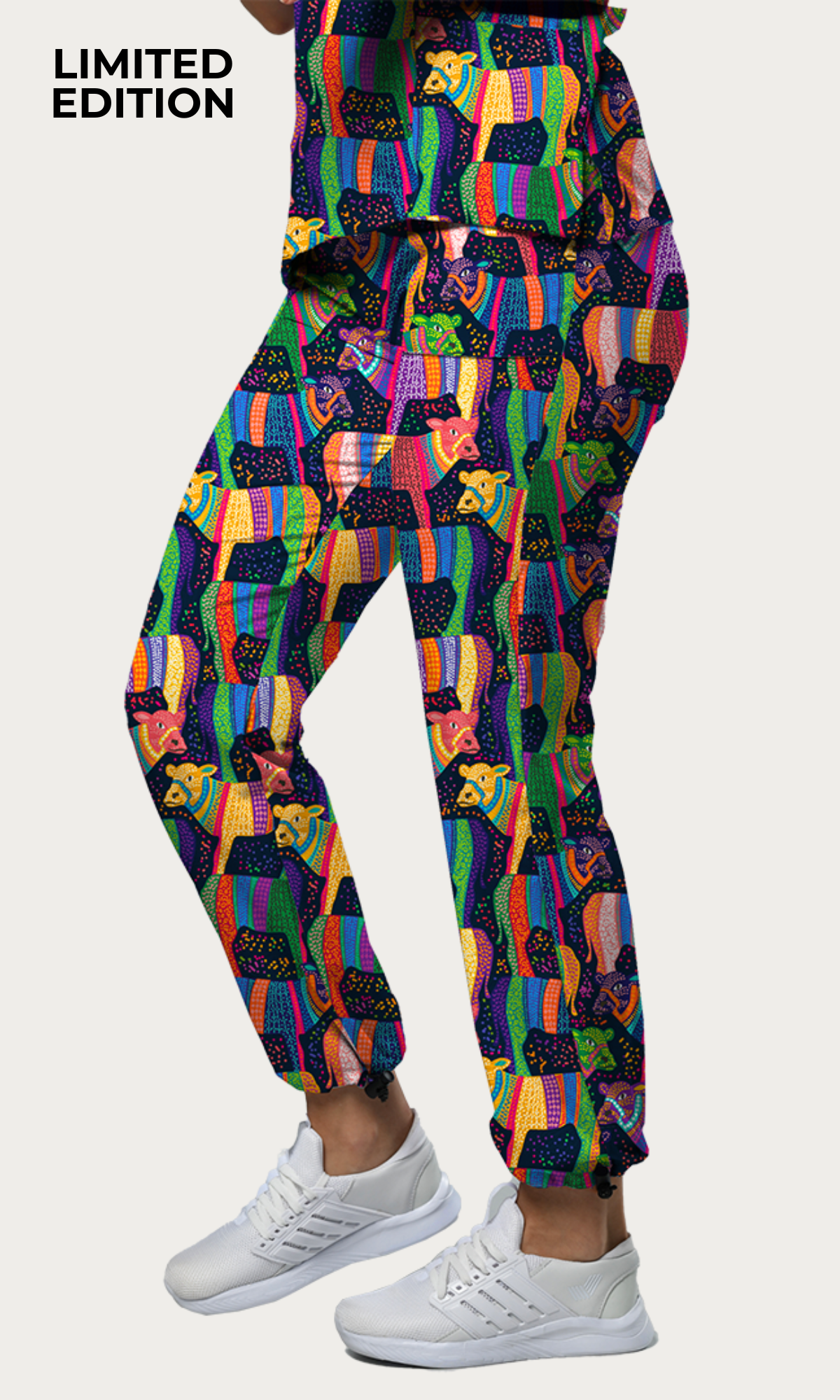 Scrub Pants Cows Parade Women
