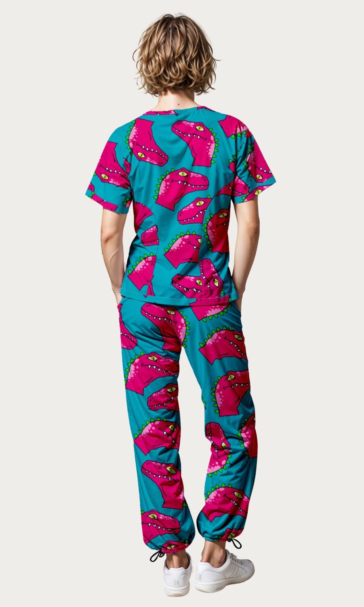 Scrub Pants Pink Rex Women
