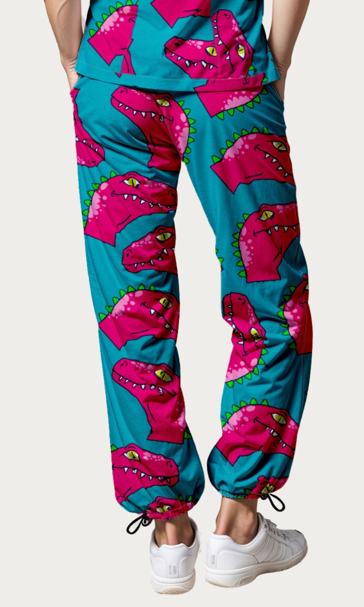 Scrub Pants Pink Rex Women