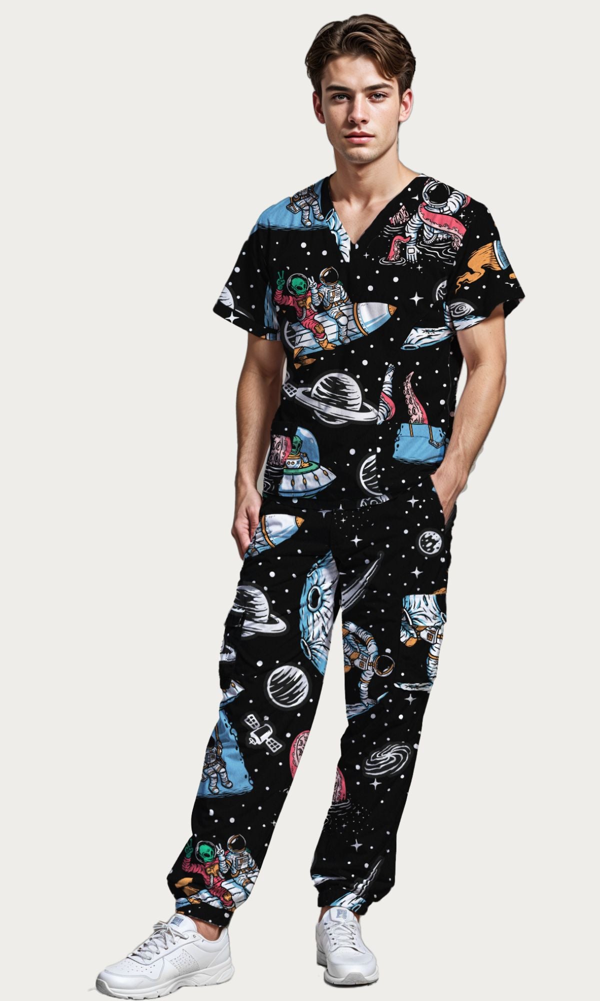 Scrub Top Intergalactic Men
