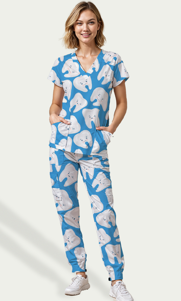 Scrub Pants Fresh Teeth Women