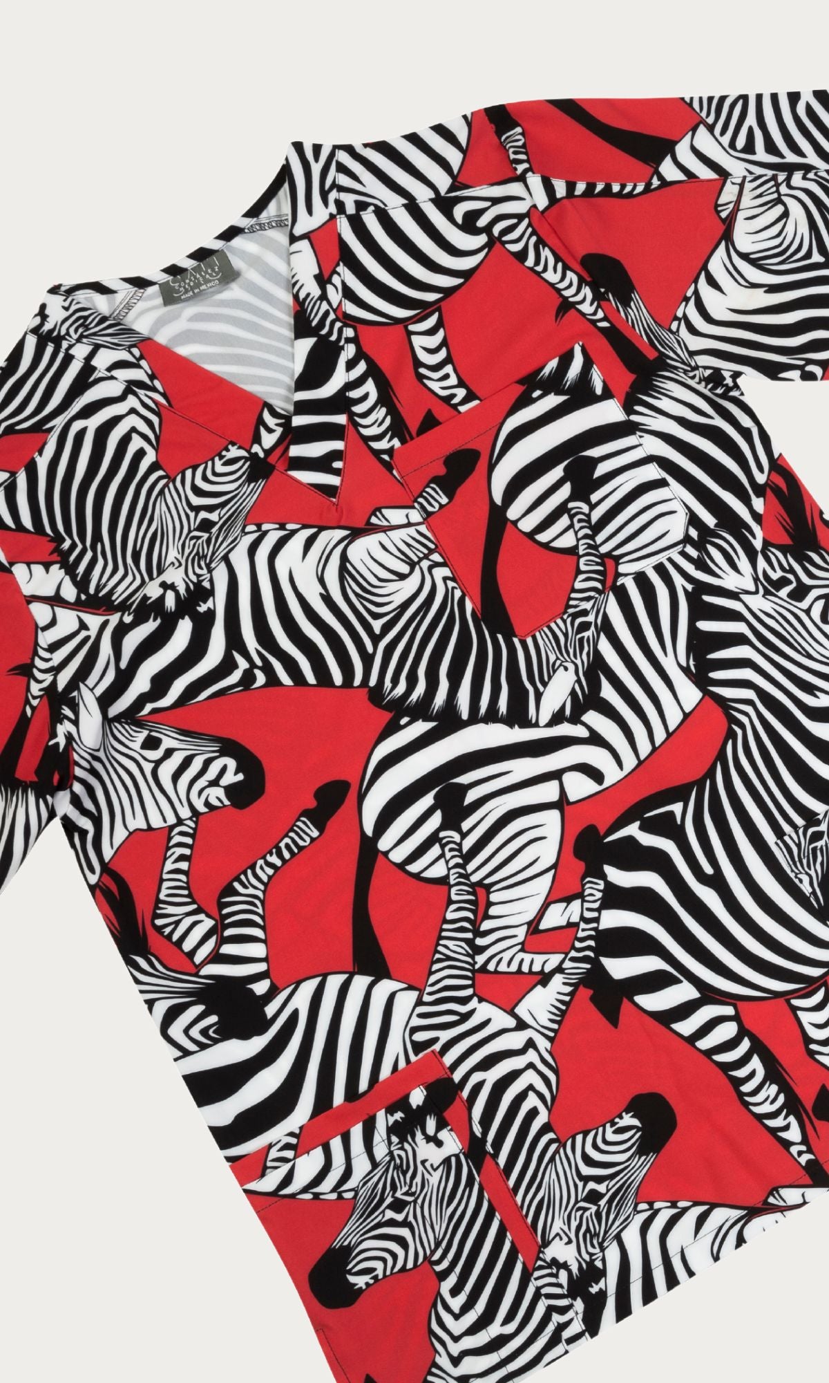 Scrub Top Zebra Men