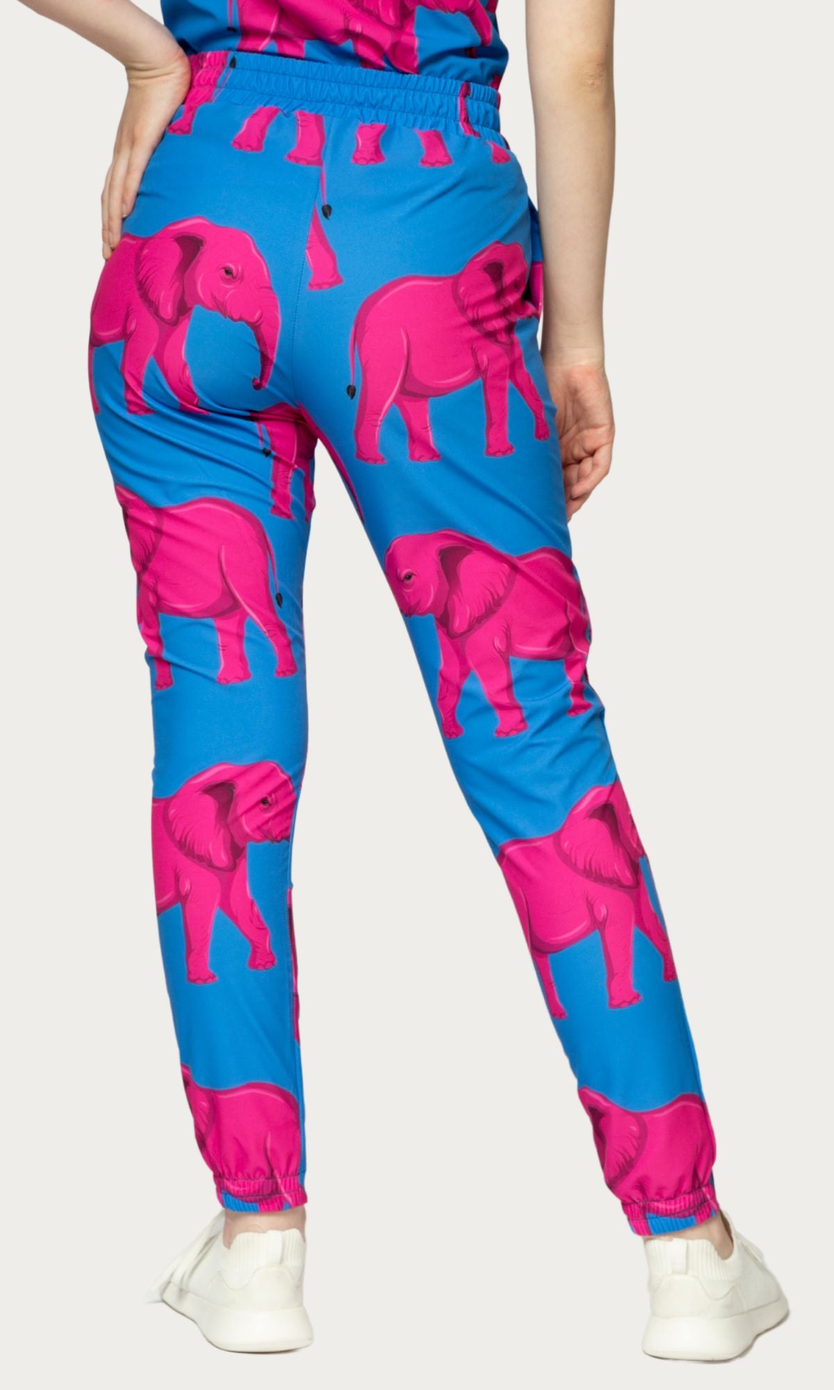 Scrub Pants Elephants Women